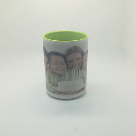 15oz Inside Color Sublimation Mug Green