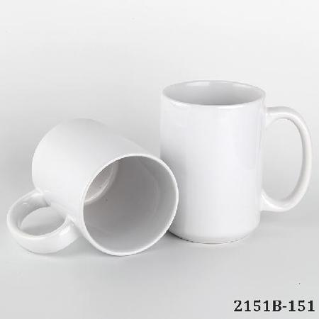 15oz White Coated Sublimation Mug