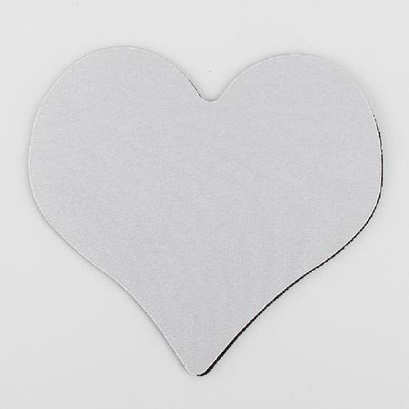 Heart Shape Mouse Pad for Sublimation