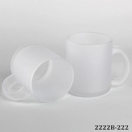 11oz Frosted Glass Sublimation Mug