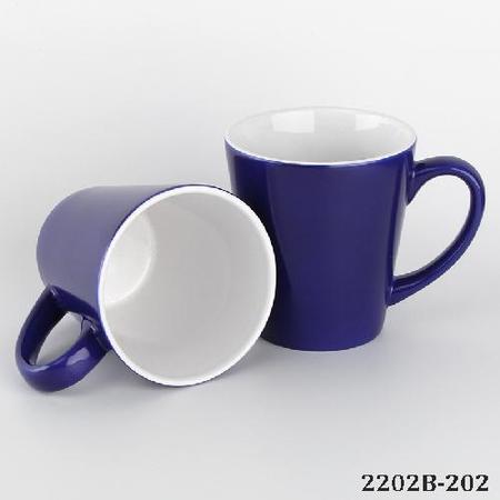 Conical Shape Magic Sublimation Mug Blue