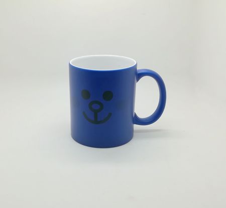Fluorescent sublimation mug blue
