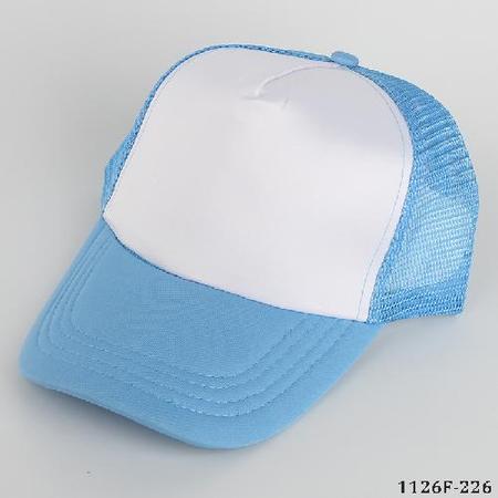 Blank Cap for Heat Transfer Light Blue