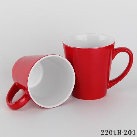 Conical Shape Magic Sublimation Mug Red
